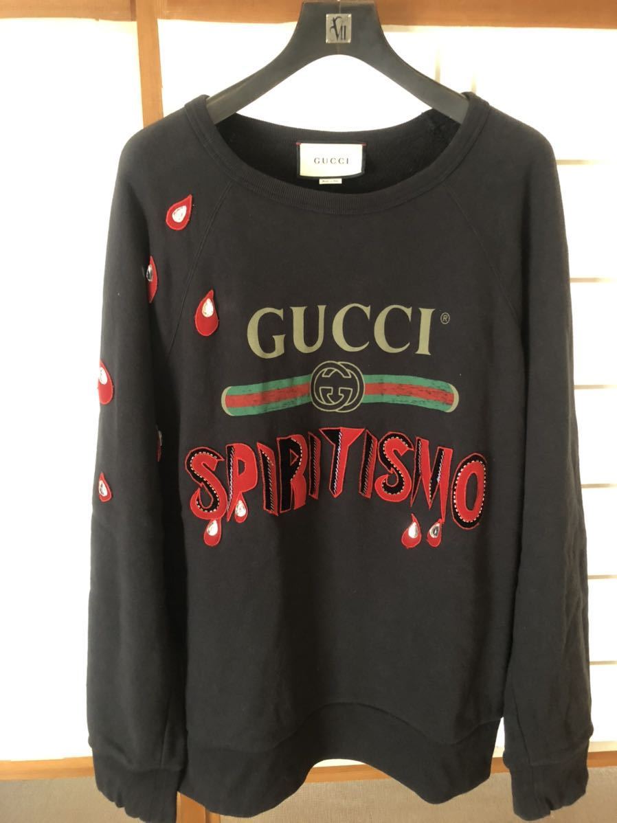 GUCCI グッチ 2018FWコレクションモデル 80'S lovedパッチスウェット