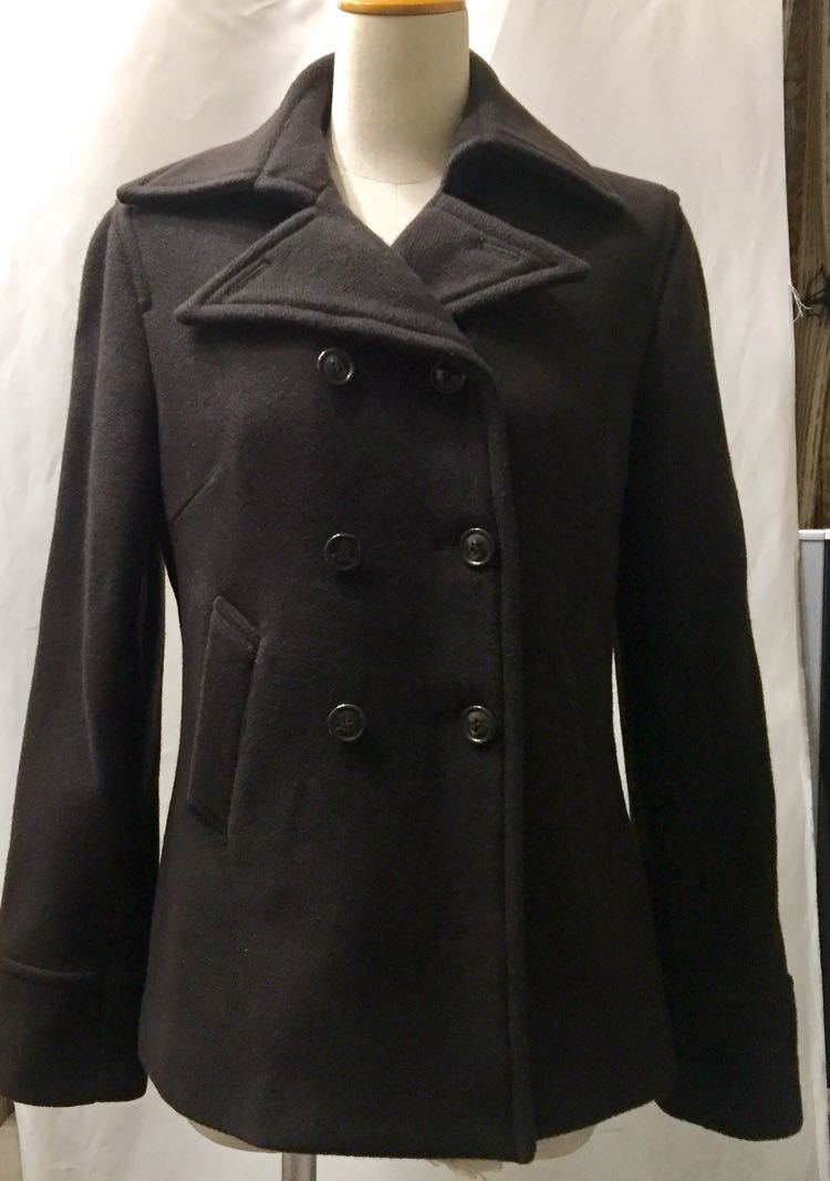 バーバリープローサム BURBERRY PRORSUM Pコート サイズUK:6 - 黒