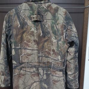 つなぎ オールインワン アウトドア リアルツリー scent shield 厚手 youthL 古着