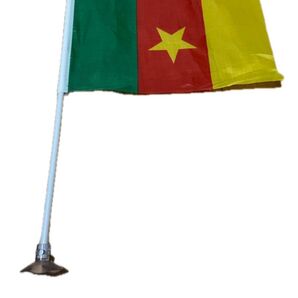 2025万博 カメルーン国旗 吸盤付き ミニフラッグ