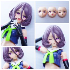 BUSTER DOLL タンク デカールフェイスパーツ 3種セット ( 紫色 )