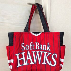福岡ソフトバンクホークス ユニホームリメイクトートバック