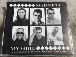 MADNESS - MY GIRL ライブ3曲を含む4曲収録シングル 92年 廃盤 レア盤