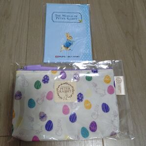 三菱UFJ信託銀行ノベルティピーターラビットグッズ2点セット 通帳&カードケース マルチポーチ