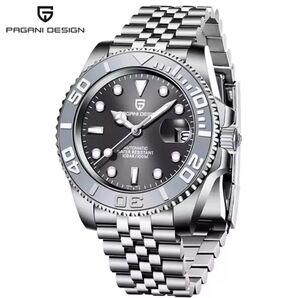 【新品未使用】PD-1651 シルバーダイヤル オイスターブレス 自動巻き腕時計 ヨットマスタースタイル 防水腕時計 高級