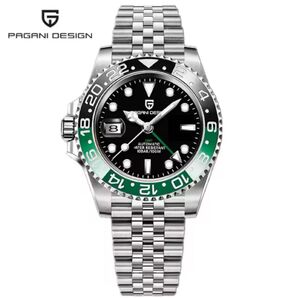 新品未使用 PD1662 40mm 機械式腕時計 GMTマスター NH35 ブラックグリーンベゼル 自動巻 高級腕時計 ジュビリー