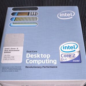 箱はIntel Core 2 Duo Processor E6300ですが、中身はE6600です