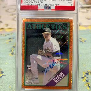 【PSA7】25/25 MLB 2023 TOPPS UPDATE SERIES Mason Miller RC直筆サインカード