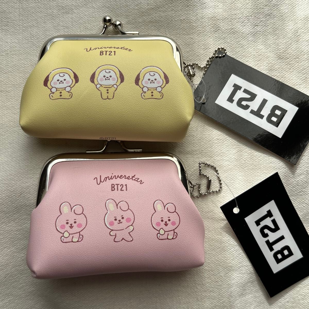 BT21 がま口コインケース CHIMMY COOKY 2つセット