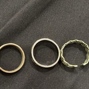 3つリング シルバー925