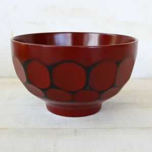 【若兆】carpediem亀甲彫 亀甲型椀 根来赤 『一汁三菜』お椀3客セット 漆 木製 漆器 吸物椀 汁椀 漆塗り 和食器