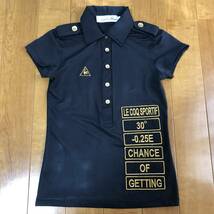 【le coq sportif】ルコック ゴルフ ウェア 半袖 ポロシャツ レディース Sサイズ 送料無料！_画像1