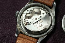 ☆ELGIN エルジン 自動巻き 手巻き 時計 腕時計 ヴィンテージ 動作品 スイス製_画像6