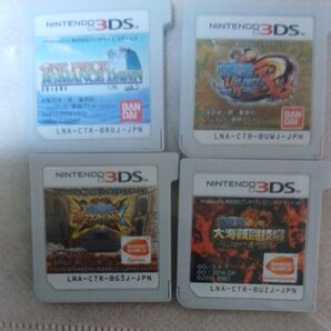 【お得】ワンピース超グラウンドバトルX、大海賊闘技場、ロマンストーン、アンリミテッドクルーズ 3DS ソフトのみ