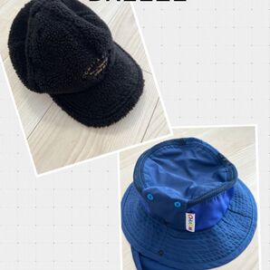 BREEZE ブリーズ キャップ 帽子 キッズ ボア ブラック アウトドア ハット セット