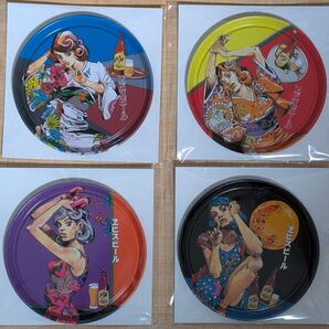 荒木飛呂彦 × エビスビール ブリキコースター