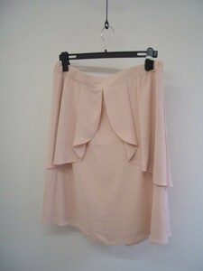  pleated skirt LL pink [IY-1428]