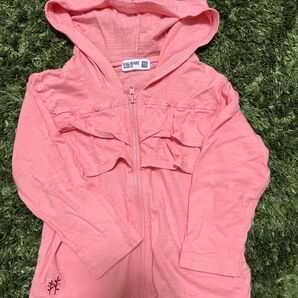 RAG MART ラグマート パーカー 90 ピンク フリル