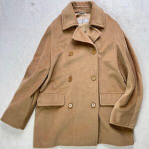Max Mara マックスマーラ キャメル ダブル ピーコート 42 XLサイズ