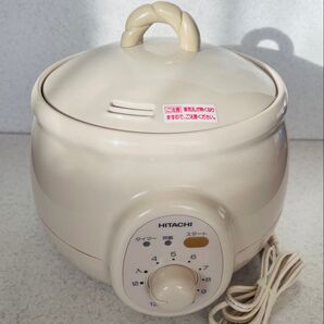 HITACHI 日立 おかゆメーカー 簡単におかゆができる 予約タイマー付き 取り扱い説明書、お料理ノート付き 未使用の中古品