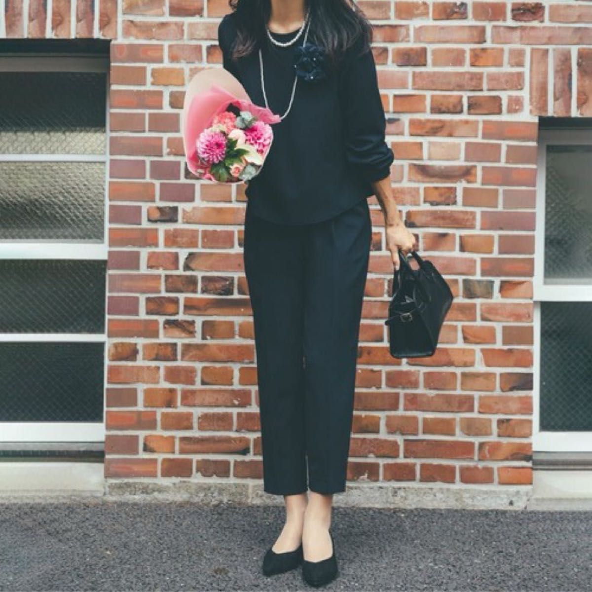 人気グローバルワーク上下セットアップMパンツスーツ結婚式フォーマル卒業式　入学式 RUIRUE BOUTIQUE ANOTHER