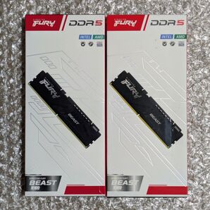 KINGSTON RAM FURY DDR5 32GB 6000MHz×2セット 計64GB XMP EXPO両対応
