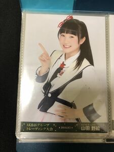 山田野絵 2016.05 AKB48 グループトレーディング大会 生写真 NGT48 A-16