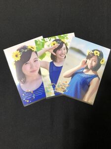 谷口もか AKB48 チーム8 全国ツアー 47の素敵な街へ グアム 2周年 沖縄 DVD 特典 生写真 ３種コンプ B-9