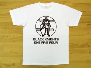 BLACK KNIGHTS 白 5.6oz 半袖Tシャツ 黒 XXXL 大きいサイズ ミリタリー ブラックナイト VFA-154 VF-154 トムキャット U.S. NAVY