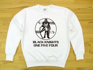 BLACK KNIGHTS 白 9.7oz トレーナー 黒 XL スウェット ブラックナイト VFA-154 VF-154 トムキャット U.S. NAVY