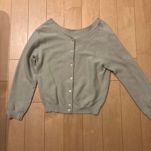ミントグリーン セーター カーディガン