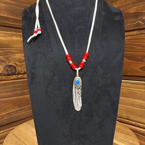 フェザーネックレス フェザー ネックレス ホワイトハーツ キムタクカスタム