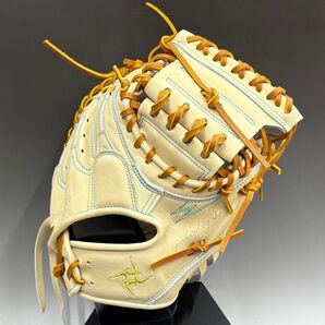 ★湯揉み0円★ KANAME 要 硬式 キャッチャーミット 【捕手用】 キャメル×コルク 和牛革 TYPE-C200 グローブ