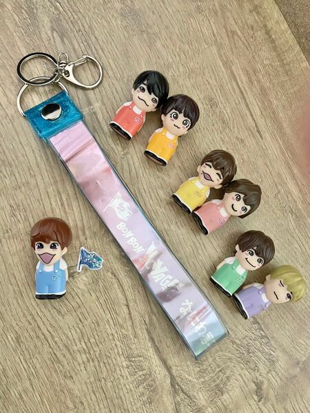 なにわ男子銀テホルダー(青)