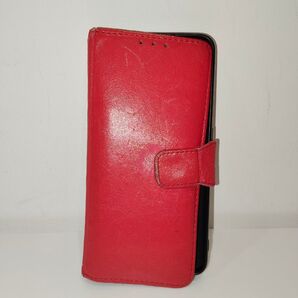 OPPO Reno5a ケース 手帳 レッド