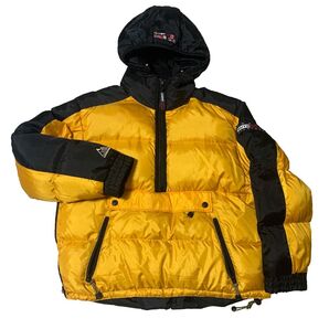 TOMMY HILFIGER トミーヒルフィガー プルオーバー アノラック ダウンジャケット L VINTAGE TOMMY