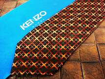 ●0702●状態【並】●ケンゾー【KENZO】ネクタイ●_画像1