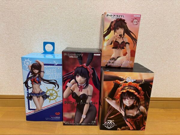 【箱無し中身のみ発送】デート・ア・ライブ 時崎狂三 プライズフィギュア 4個セット