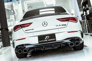 [FUTURE DESIGN]BENZ Mercedes * Benz CLA-Class W118 rear spoiler genuine article DryCarbon dry carbon ED1 AMG CLA45 180 200 35 250
