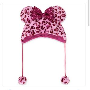 ミニー ファンキャップ ヒョウ柄 ピンク 東京ディズニーリゾート