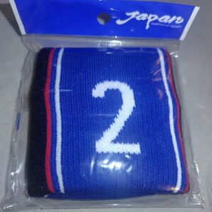 【新品未開封】2009 サッカー日本代表 グッズ リストバンド 背番号2 八咫烏 推し活