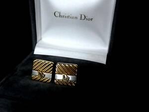 *N0840*# прекрасный товар # Dior [ Gold ]# запонки!