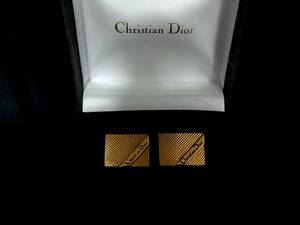 *N0842*# прекрасный товар # Dior [ Gold ]# запонки!