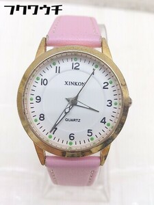 ◇ NIXON ニクソン 動作未確認 クォーツ式 3針 アナログ 腕時計 ウォッチ ピンク レディース