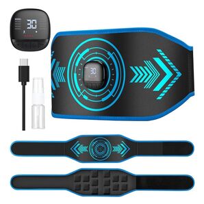 ※新品未使用※EMS腹筋ベルト【2025腹筋強化最適解・消費カロリーリアルタイム表示】