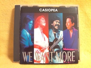 カシオペア CASIOPEA WE WANT MORE ウイ・ワント・モア PICL-1039 ライブ アルバム CD Asayake domino Line Time Capsule Medley 日山正明