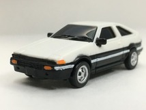 ■★Dydo　頭文字Ｄ　ドリフトプルバックカーコレクション　1　藤原　拓海　SPRINTER　TRUENO　AE86（初期タイプ）_画像1