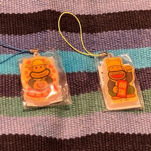 カールおじさん ストラップ 開運 恋愛成就 2個セット