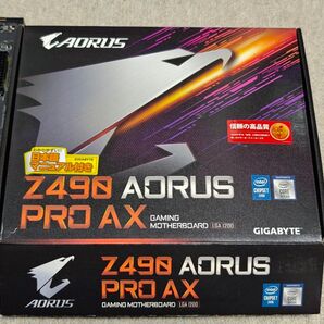 【BIOS更新済】【11th CPU対応】GIGABYTE Z490 AORUS PRO AX マザーボード 日本語マニュアル付
