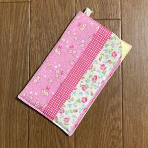 127 お花柄 メガネケース ペンケース スマホポーチ ハンドメイド